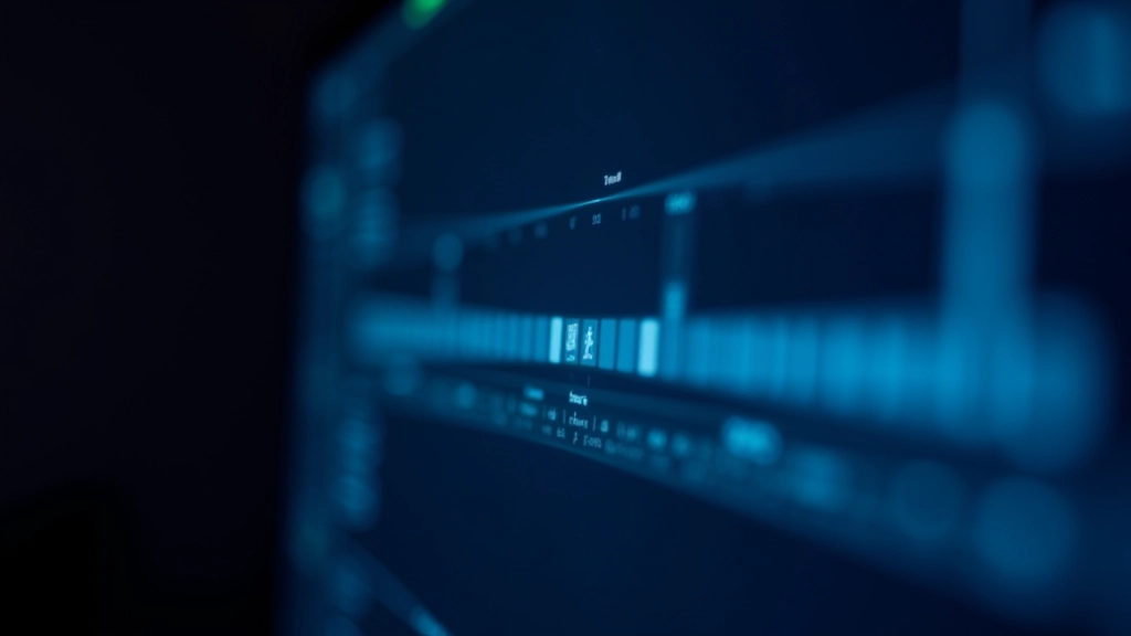 Timeline van animatiesoftware met intro-sequentie keyframes zichtbaar