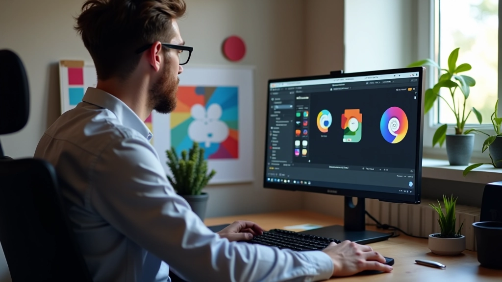 Animatie-software interface met een logo in verschillende fases van beweging weergegeven